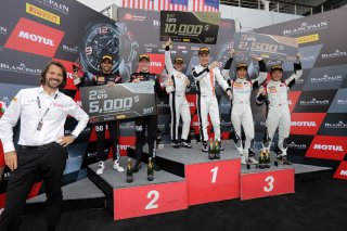 Race 2 podium - GT3 overall - Sepang 2017 | Blancpain GT Series Asia