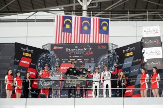 Race 1 podium - Overall - Sepang 2017 | Blancpain GT Series Asia