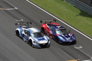KCMG & T2 Motorsports - #19 Audi R8 LMS GT3 & #75 Ferrari 488 GT3 - Sanghwi Rick Yoon & Martin Rump and Naoto Takeda & Takuya Shirasaka - Sepang 2017 | Blancpain GT Series Asia