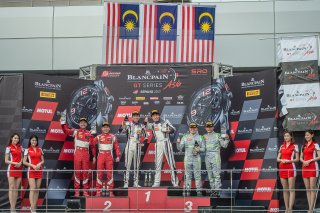 Race 1 podium - GT3 Am/Am - Sepang 2017 | Blancpain GT Series Asia