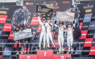 Race 2 podium - GT3 overall - Sepang 2017 | Blancpain GT Series Asia