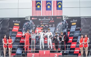 Race 2 podium - GT3 Pro/Am - Sepang 2017 | Blancpain GT Series Asia