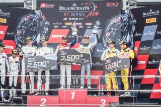 Race 2 podium - GT4 - Sepang 2017 | Blancpain GT Series Asia