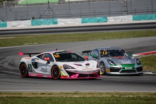 #12 Richard Wee Mok Weng Sun Clearwater Racing McLaren 570S GT4 & #11 Brian Lee Tony Fong Wai Shing TTR Team SARD Porsche Cayman GT4 Clubsport MR Sepang 2018 | Blancpain GT Series Asia