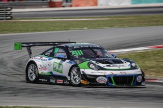 #911 Shae Davies Sandy Stuvik Craft-Bamboo Racing Porsche 991 GT3 R Sepang 2018 | Blancpain GT Series Asia