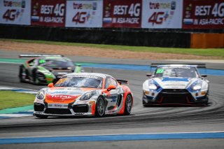 #22	JWD-Unixx Racing Team	Charvanin Bunditkitsada	Pitsanu Sirimongkolkasem	Porsche Cayman GT4 Clubsport MR	Buriram 2018 | Blancpain GT Series Asia