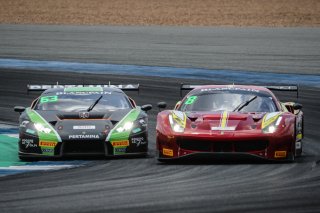 #8	ARN Racing	Hiroaki Nagai	Daisuke Ito	Ferrari 488 GT3, #63	FFF Racing Team by ACM	Hiroshi Hamaguchi	Marco Mapelli	Lamborghini Huracan GT3	Buriram 2018 | Blancpain GT Series Asia
