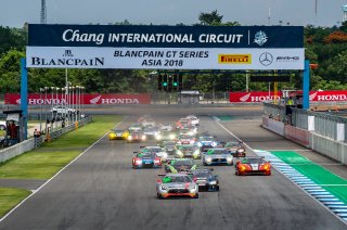 Race 1 Start Buriram 2018 | Blancpain GT Series Asia