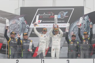 Race 1 GT4 Overall podium Fuji 2018 | Blancpain GT Series Asia
