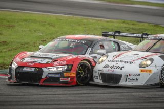 Race 1 #5	Phoenix Racing Asia	Shaun Thong	Alex Yoong	Audi R8 LMS GT3 & #33	Porsche Team EBI	Naoya Yamano	Tetsuya Yamano	Porsche 991 GT3 R	Fuji 2018 | Blancpain GT Series Asia