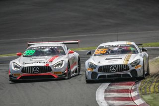 #666	GruppeM Racing Team	Reinhold Renger	Ryuichirou Ohtsuka	Mercedes-AMG GT4	& #999	GruppeM Racing Team	Nico Bastian	Patric Niederhauser	Mercedes-AMG GT3	Fuji 2018 | Blancpain GT Series Asia