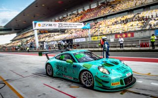 Race 1 - #808	JR-M	Porsche 991 GT3 R	Li Chao	Chris Van de Drift	Shanghai 2018 | Blancpain GT Series Asia