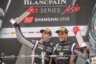 Race 1 - #27	HubAuto Corsa	Ferrari 488 GT3	Jonathan Lester	Nick Foster	Shanghai 2018 | Blancpain GT Series Asia