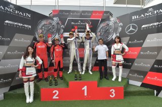 Race 1 - GT3 Am Cup podium - Shanghai 2018 | Blancpain GT Series Asia