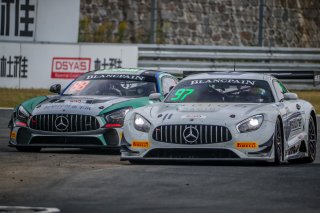 #88	Naomi Zhang	Diana Rosario	Craft-Bamboo Racing	Mercedes-AMG GT4	#97	Roelof Bruins	Manuel Metzger	Indigo Racing	Mercedes-AMG GT3	Ningbo 2018  | Blancpain GT Series Asia