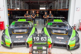 #19	Dennis Lind	Martin Kodric	FFF Racing Team by ACM	Lamborghini Huracan GT3	#63	Hiroshi Hamaguchi	Marco Mapelli	FFF Racing Team by ACM	Lamborghini Huracan GT3	Ningbo 2018 | Blancpain GT Series Asia
