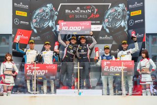 Race 1 GT3 Overall podium Ningbo 2018 | Blancpain GT Series Asia