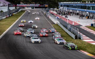 Race 1 start Ningbo 2018 | Blancpain GT Series Asia