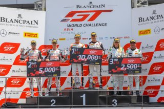 Race 2 GT3 Overall Podium Sepang 2019 | Blancpain GT Series Asia