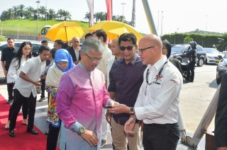 Championship General Manager Benjamin Franassovici meets the King of Malaysia Sepang 2019 | Blancpain GT Series Asia