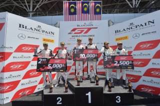 Race 2 GT3 Overall Podium Sepang 2019 | Blancpain GT Series Asia