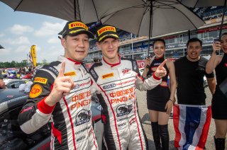 #918	Panther/AAS Motorsport	Porsche 911 GT3 R Vutthikorn Inthraphuvasak Alexandre Imperatori Buriram 2019 | Blancpain GT Series Asia