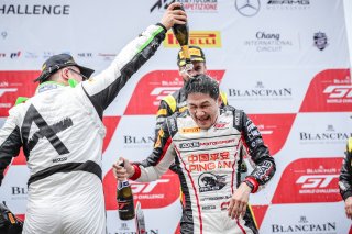 #918	Panther/AAS Motorsport	Porsche 911 GT3 R Vutthikorn Inthraphuvasak Alexandre Imperatori Buriram 2019 | Blancpain GT Series Asia