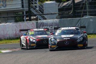 #97	Solite Indigo Racing	Mercedes-AMG GT3	Roelof Bruins	Patric Niederhauser	#88	Craft-Bamboo Racing	Mercedes-AMG GT3	Jeffrey Lee	Alessio Picariello	Suzuka 2019 | Blancpain GT Series Asia