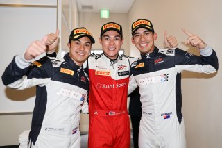 #12	Audi Sport Asia Team Absolute Racing	Weiron Tan	Audi R8 LMS GT3 2019	#888	Triple Eight Race Engineering Australia	H.H. Prince Abdul Rahman Ibrahim	Jazeman Jaafar	Mercedes-AMG GT3	Fuji 2019 | Blancpain GT Series Asia