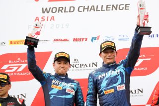 #128	Vattana Motorsport	Chonsawat Asavahame	Akihiro Asai	Lamborghini Huracan GT3 EVO	Fuji 2019 | Blancpain GT Series Asia