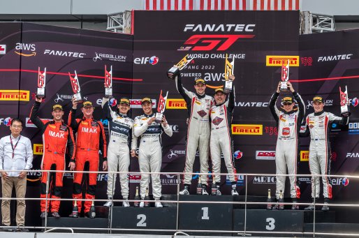 Sepang Race 2 Podium | SRO Motorsports Group