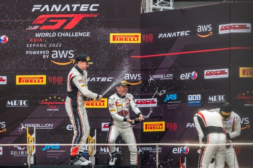 Sepang Race 2 Podium | SRO Motorsports Group