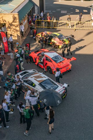 Motegi Race 1 Parc Ferme | SRO Motorsports Group