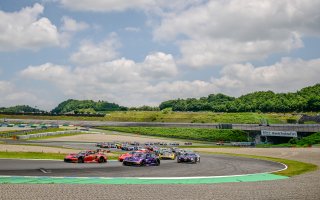 Motegi Race 2 Race Start | SRO Motorsports Group