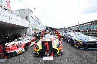 Race 1 top-three parc ferme | SRO Motorsports Group