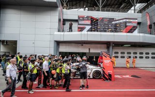 Sepang Race 1 Parc Ferme | SRO Motorsports Group