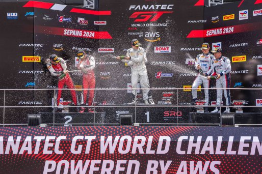 Sepang Race 2 Podium | SRO Motorsports Group