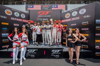 Sepang Race 2 Podium Overall | SRO Motorsport Group