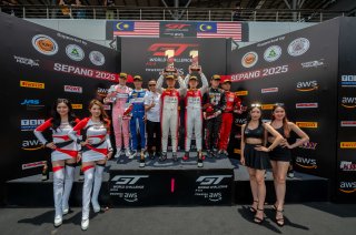 Sepang Race 2 Podium Silver | SRO Motorsport Group