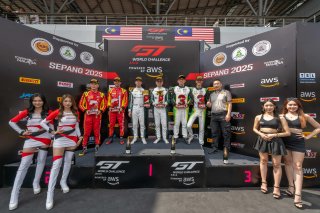 Sepang Race 1 Podium Overall | SRO Motorsport Group