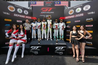 Sepang Race 1 Podium Silver-Am | SRO Motorsport Group