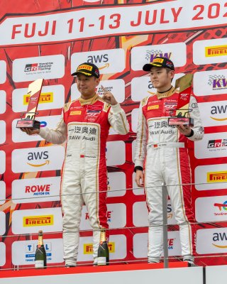 45	FAW Audi Sport Asia Team Phantom	Cheng Congfu	Yu Kuai	Audi R8 LMS GT3 EVO II  | Blancpain GT Series Asia