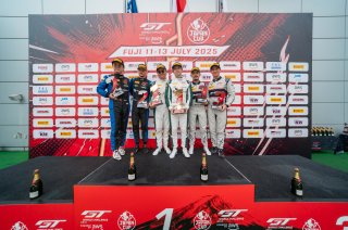 Fuji Race 1 overall podium | SRO Motorsports Group