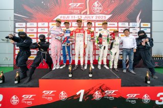 Fuji Race 1 Silver podium | SRO Motorsports Group
