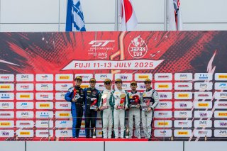 Fuji Race 1 overall podium | SRO Motorsports Group