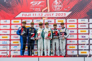 Fuji Race 1 overall podium | SRO Motorsports Group