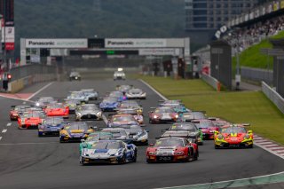 Fuji Race 1 start podium | SRO Motorsports Group