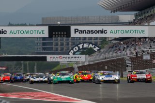 Fuji Race 1 start podium | SRO Motorsports Group