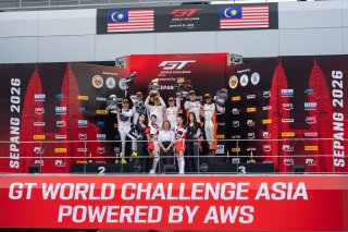 Sepang Race 1 Podium Am | SRO Motorsport Group