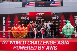 Sepang Race 2 Podium Overall | SRO Motorsport Group
